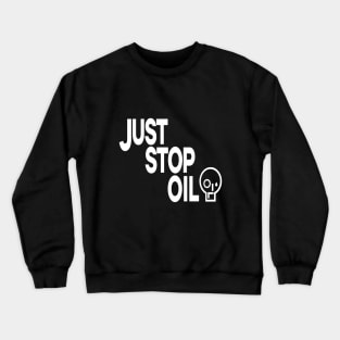 Just Stop Oil Save the Earth orange Crewneck Sweatshirt